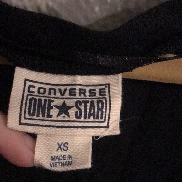 Bundle of 2 Converse Asymmetrical Cowl Neck & 3/4 Sleeve Black Sweaters - Picture 10 of 10